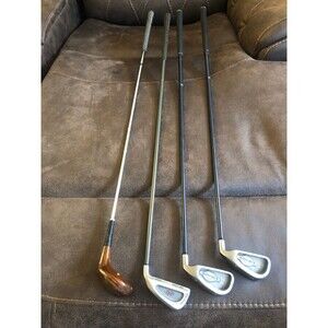 Lot 4 GOLF CLUBS RH Callaway Big Bertha two 5 irons, & 6 iron, Powerbilt 5 wood
